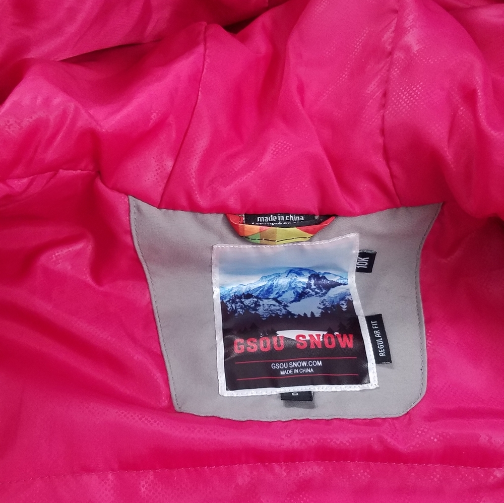 Patterned Ski Jacket In Like New Condition. - image 4